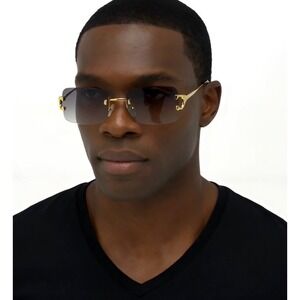 Sunglasses Gradient Lens Fashion Designer Style Hip Hop UV400 Protection Lentes